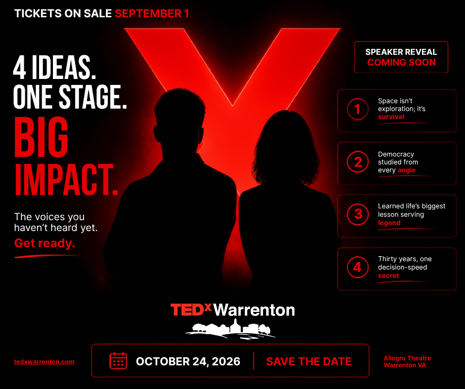 TEDxWarrenton Speaker Lineup Announcement 1